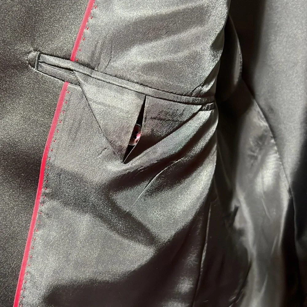Men tuxedo jacket with bow tie